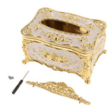 2Pcs European Style Acrylic Tissue Refill Holder Luxury Napkin Box Cover