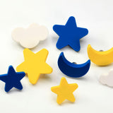 Children Bedroom Kids Furniture Knobs Decorative PVC Drawer Pulls S