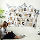 Nautical Seaside Theme Decorative Fish Net-Home Wall Party Decor 100cm Blue