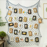 Nautical Seaside Theme Decorative Fish Net-Home Wall Party Decor 100cm Blue