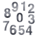 Maxbell 3 Pieces Plastic Self-Adhesive Door Number Sign Sticky Numeric Digit