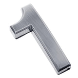 Maxbell 3 Pieces Plastic Self-Adhesive Door Number Sign Sticky Numeric Digit