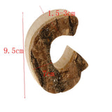 Handcraved Wooden Letters Door Numbers Alphabet Letter Floating Adress Name C