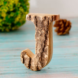 Handcraved Wooden Letters Door Numbers Alphabet Letter Floating Adress Name J