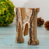 Handcraved Wooden Letters Door Numbers Alphabet Letter Floating Adress Name M