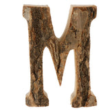 Handcraved Wooden Letters Door Numbers Alphabet Letter Floating Adress Name M
