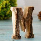 Handcraved Wooden Letters Door Numbers Alphabet Letter Floating Adress Name M