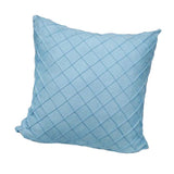 Soft Velvet Soild Decorative Square Throw Pillow Covers Light Blue-45x45cm