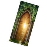 3D door sticker removable wall sticker wallpaper door mural 90 x 200cm Pattern G