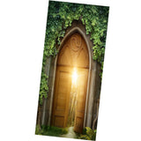 3D door sticker removable wall sticker wallpaper door mural 90 x 200cm Pattern G