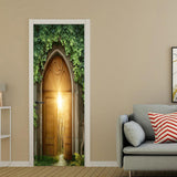 3D door sticker removable wall sticker wallpaper door mural 90 x 200cm Pattern G
