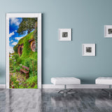 3D door sticker removable wall sticker wallpaper door mural 90 x 200cm Pattern L