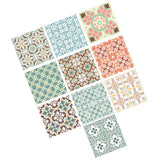 10Pcs 20cm Self Adhesive Square Wall Mosaic Tile Vinyl Brick Sticker Films Type B