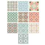 10Pcs 20cm Self Adhesive Square Wall Mosaic Tile Vinyl Brick Sticker Films Type B