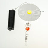 Maxbell Maxbell Chinese  Taiji Coin Motor Wind Chimes Bell Garden Yard Outdoor Decor D