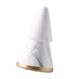 Nordic Style Ceramic Christmas Tree Figurines Minimalism Ornament White-S