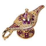Maxbell 2pcs Classic Collectable Rare Legend Aladdin Magic Genie Light Lamp Purple