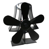 Maxbell 5-blade Heat Powered Stove Fan for Wood/Log Burner/Fireplace