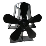 Maxbell 5-blade Heat Powered Stove Fan for Wood/Log Burner/Fireplace