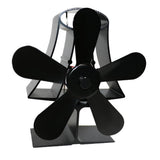 Maxbell 5-blade Heat Powered Stove Fan for Wood/Log Burner/Fireplace