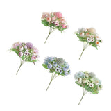 Maxbell 7 Bunches of Artifical Bracketplant Hanging Garland Art  Light Pink 2x