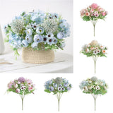 Maxbell 7 Bunches of Artifical Bracketplant Hanging Garland Art  Light Pink 2x