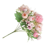 Maxbell 7 Bunches of Artifical Bracketplant Hanging Garland Art  Light Pink 2x