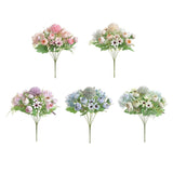 Maxbell 7 Bunches of Artifical Bracketplant Hanging Garland Art  Light Pink 2x