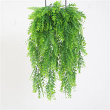 Maxbell 2xArtificial Wall Hanging Plant Plastic Greenery Vine Greenery Bunch
