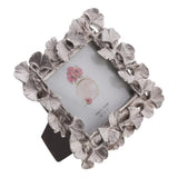 Maxbell 4"/6"Vintage Silver Resin Gingko Leaf Picture/Photo Frame 21x16x1.5cm_6 inch