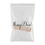 Maxbell Solid Color Cotton Linen Cylindrical Support Pillow Pink