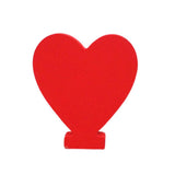 Maxbell Red Wooden English Letters Decoration Ornaments for party Heart