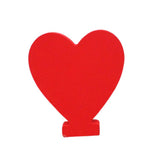 Maxbell Red Wooden English Letters Decoration Ornaments for party Heart