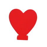 Maxbell Red Wooden English Letters Decoration Ornaments for party Heart