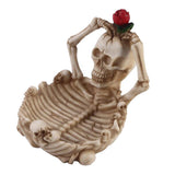 Maxbell Hanging Resin Terror Moon Skull and Ashtray Halloween Decorations