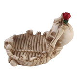 Maxbell Reallistic Resin Human Skull Bone Shaped Ashtray