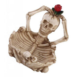 Maxbell Hanging Resin Terror Moon Skull and Ashtray Halloween Decorations