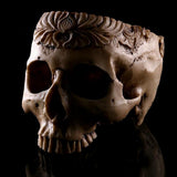 Maxbell Resin Skull Head Shped Flower Pot Halloween Scene Decoration