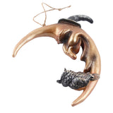 Maxbell Hanging Resin Terror Moon Skull and1:1Realistic Replica Human Skull