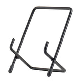 Maxbell Iron Craft Geometric Easel Plate Display Stand Picture Holder A- Black S
