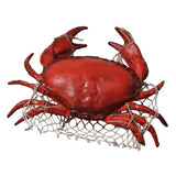Maxbell Resin Artificial Crab Crawfish Sculpture Pendant Hanging Sign Big Crab
