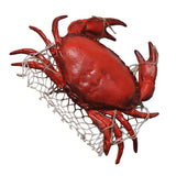 Maxbell Resin Artificial Crab Crawfish Sculpture Pendant Hanging Sign Big Crab