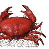 Maxbell Resin Artificial Crab Crawfish Sculpture Pendant Hanging Sign Big Crab