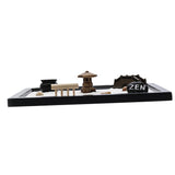 Maxbell 2Pcs Buddha Zen Sandbox Meditation Sand Box Garden Tabletop Decor