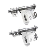 Maxbell 4pcs Stainless Steel Door Bolt Havy Dutry Sliding Lock Cross + horizontal