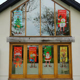 Maxbell Merry Christmas Ornaments  Banner Flag Hanging Decorations Snowman