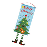 Maxbell Merry Christmas Ornaments  Banner Flag Hanging Decorations Tree