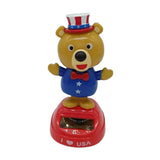 Maxbell Solar Powered Swing Table Desk Car Decoration   Bear