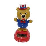 Maxbell Solar Powered Swing Table Desk Car Decoration   Bear