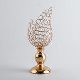 Maxbell 4x Petal Mosaic Candle Holder Table Candlestick Stand for Home Decor 2 sizes